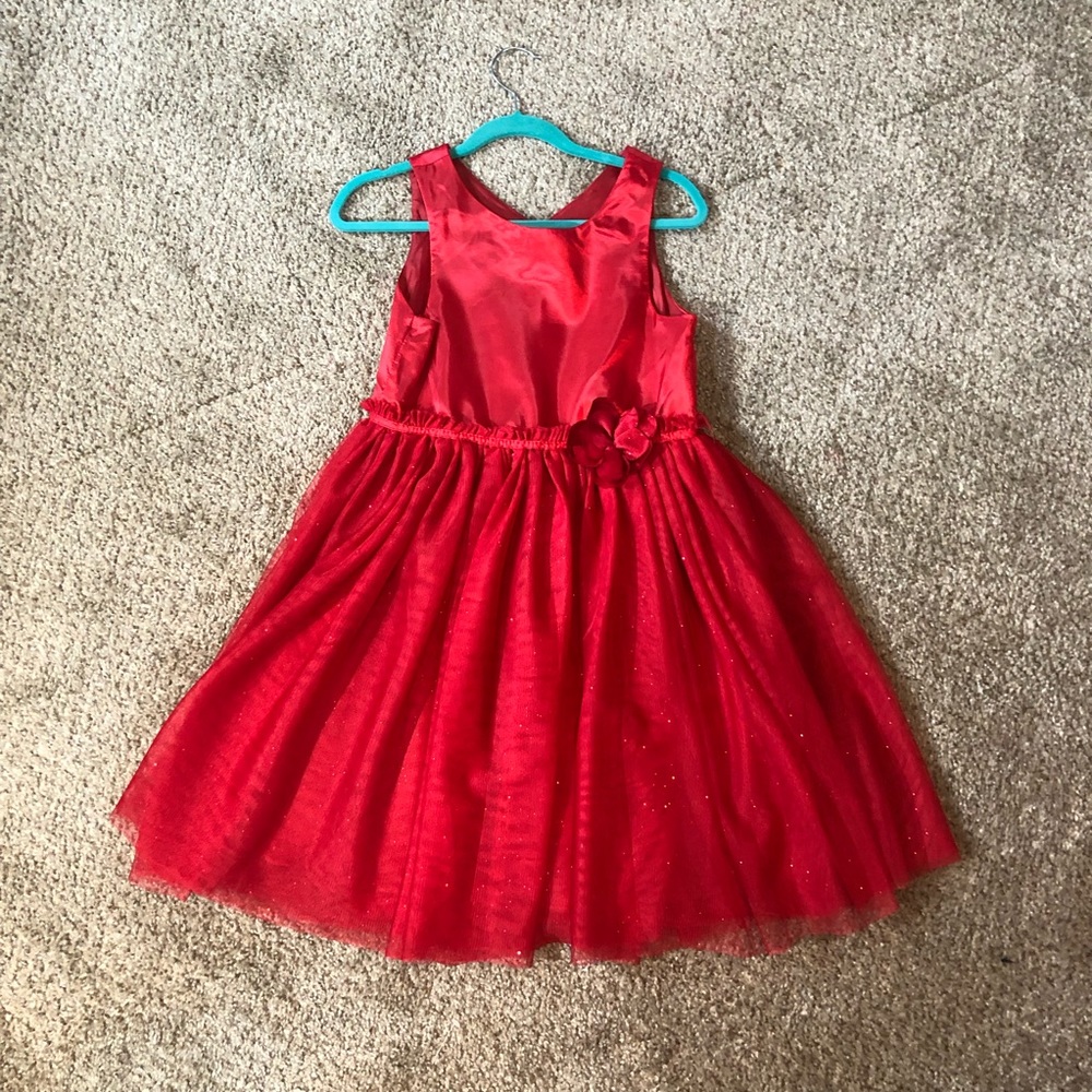 Red girl dress